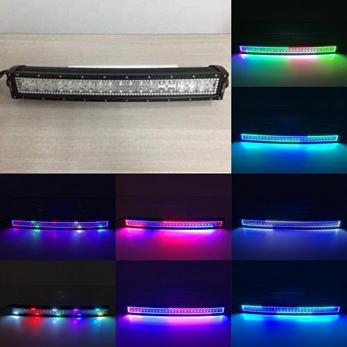 21.5" Curved RGB Chasing Halo Light Bar
