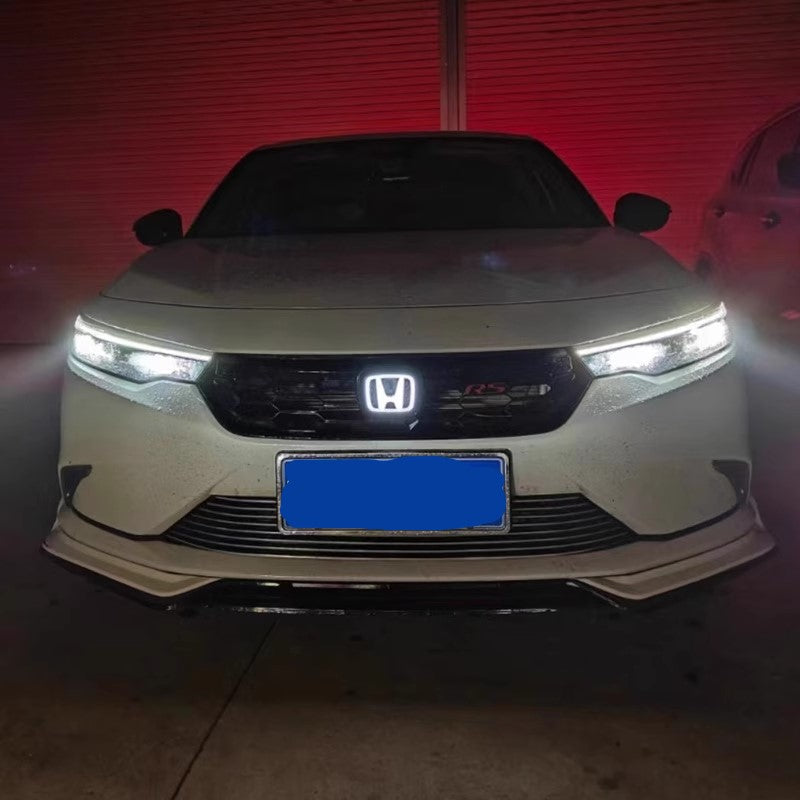 Honda Logo Front Grille LED Crystal Dynamic Illuminated Emblem Not Compatible with ACC Radar