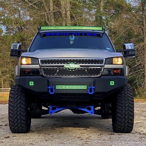 54" Curved RGB Chasing Halo Light Bar