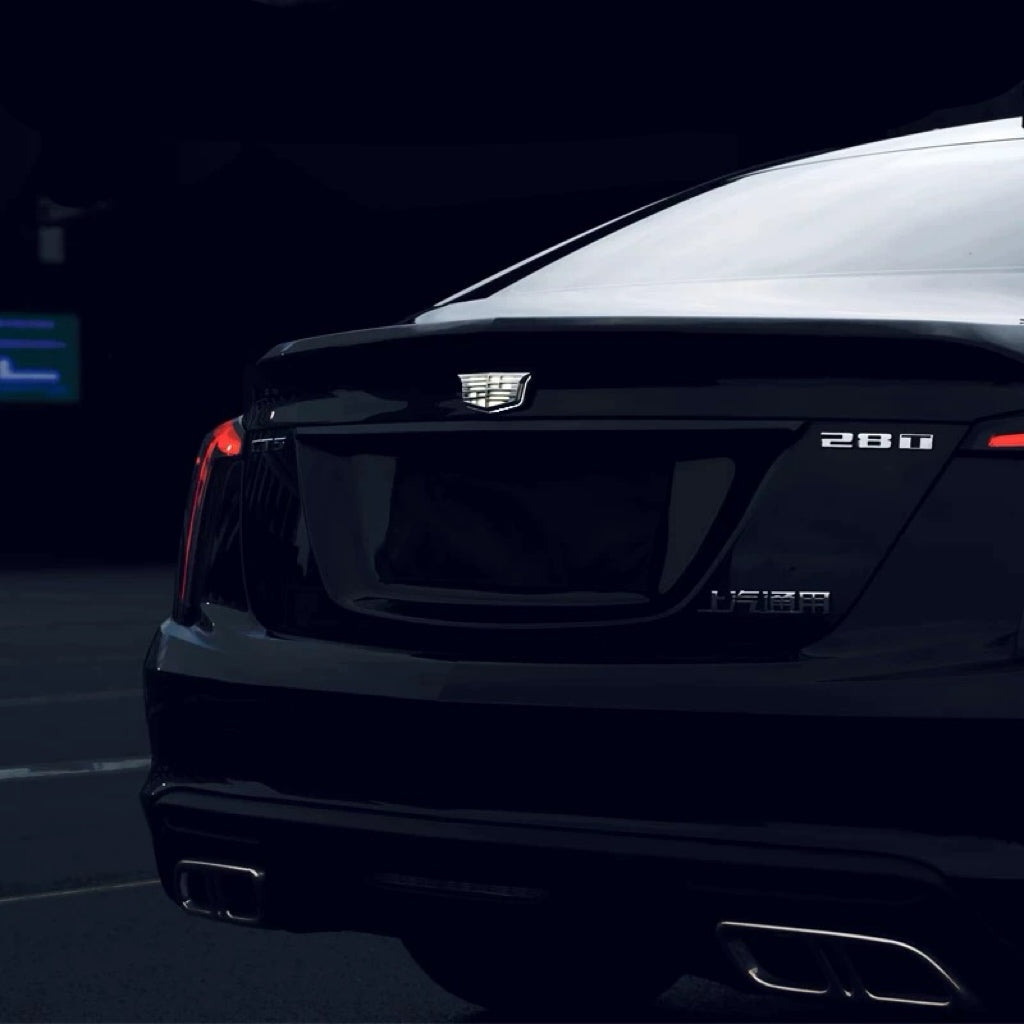 Cadillac Trunk Emblem LED Dynamic Lighted Logo – Not Compatible with Push-Button Trunk Release