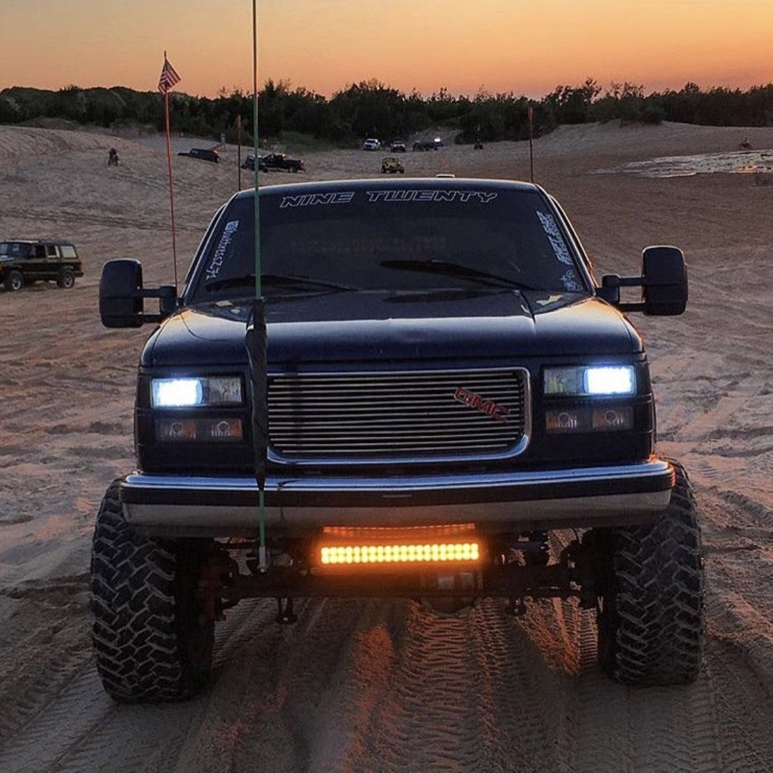 Dual Color Strobe 21.5 Inch Led Light Bar