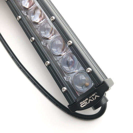 Dual Color 4D Lens Strobe Straight Single Row Led Light Bar